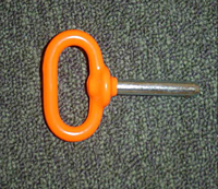 3/8" x 2" Orange Handle Replacement Pin